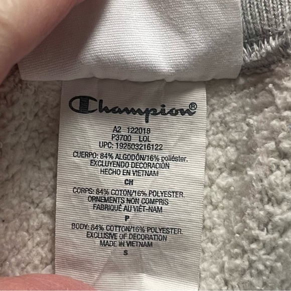 CHAMPION REVERSE WEAVE Grey & White Sweatpants Unisex Size Mens S/ Women's Med - Picture 8 of 15